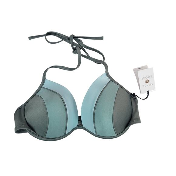 Women's Shore Light Lift Bikini Top Shade & Shore Army Green 34C - Picture 1 of 7